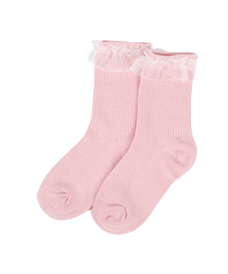Calcetines doble cilindro encaje mujer