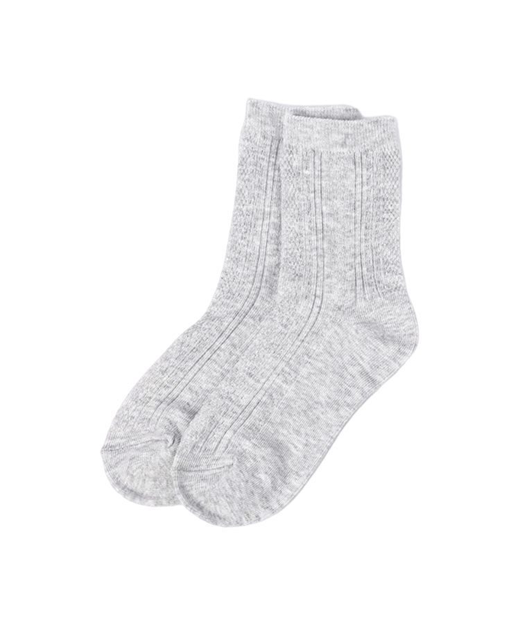Calcetines lisos doble cilindro para mujer