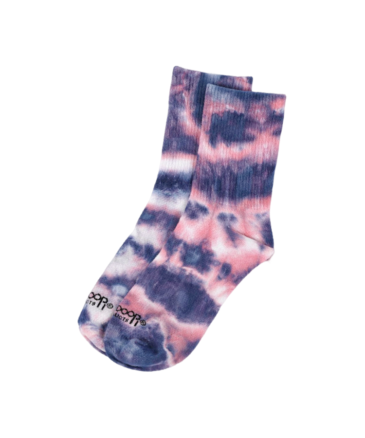 Calcetines de moda tie-dye para mujer