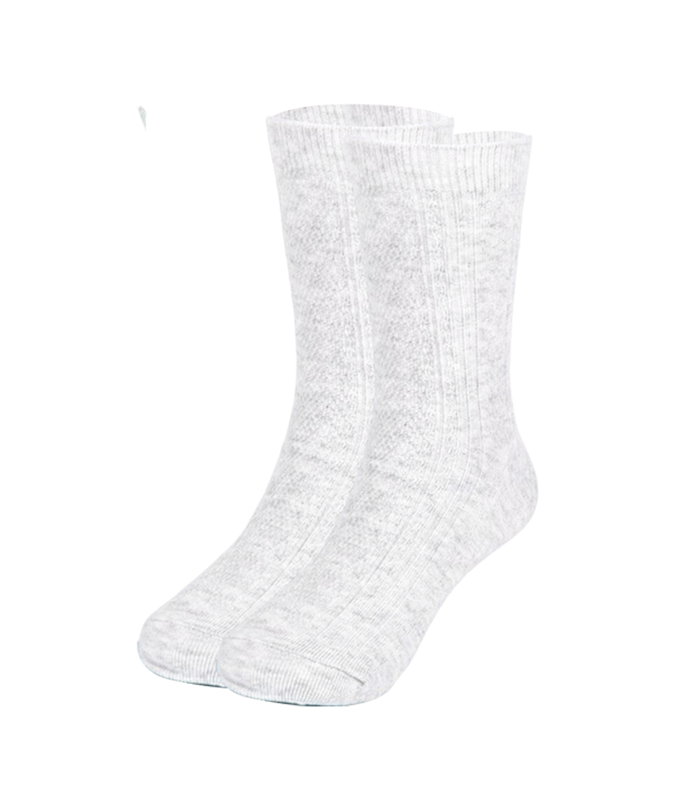 Calcetines lisos doble cilindro para mujer