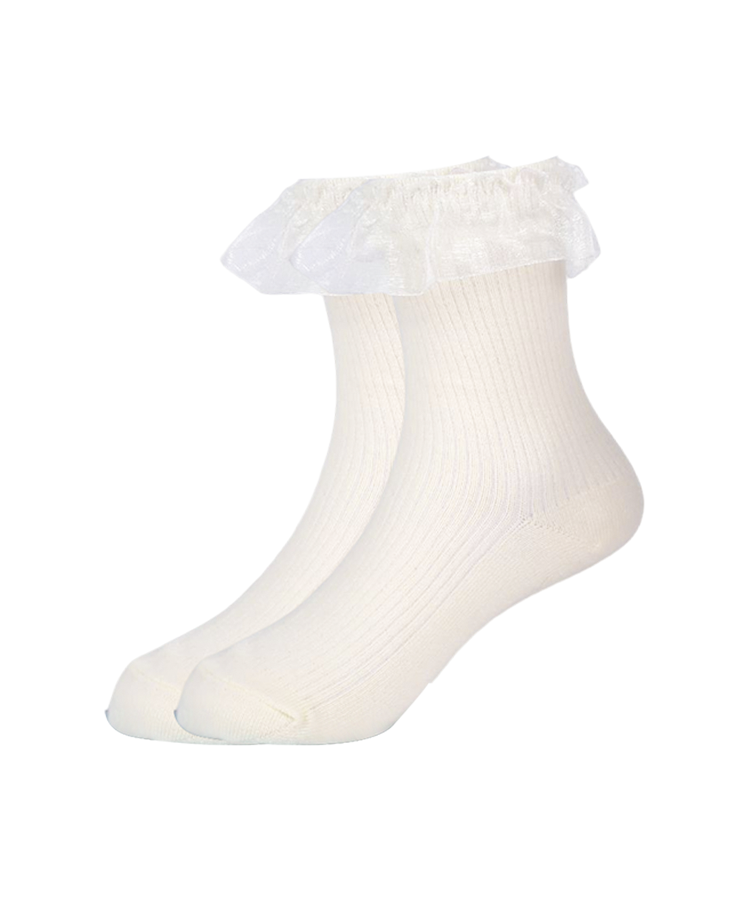 Calcetines de seda transparente para mujer.